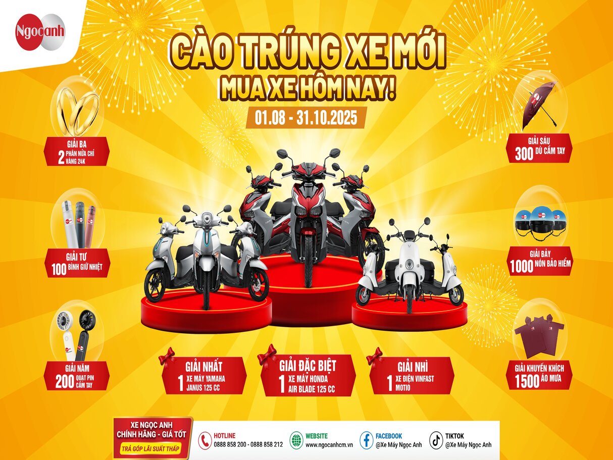 CÀO TRÚNG XE MỚI - MUA XE HÔM NAY