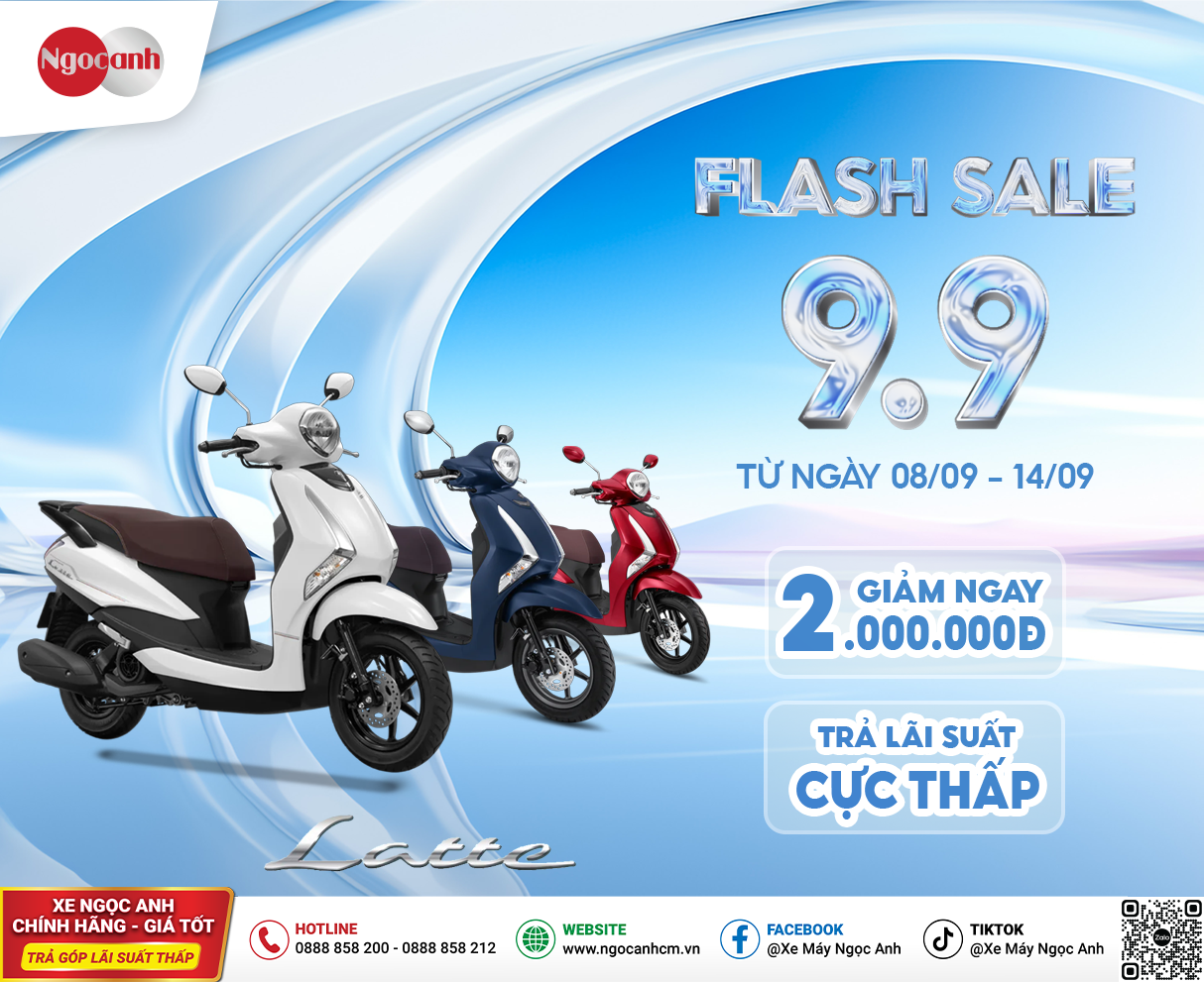 𝐅𝐋𝐀𝐒𝐇 𝐒𝐀𝐋𝐄 𝟗.𝟗 [CƠ HỘI VÀNG – RINH YAMAHA LATTE]