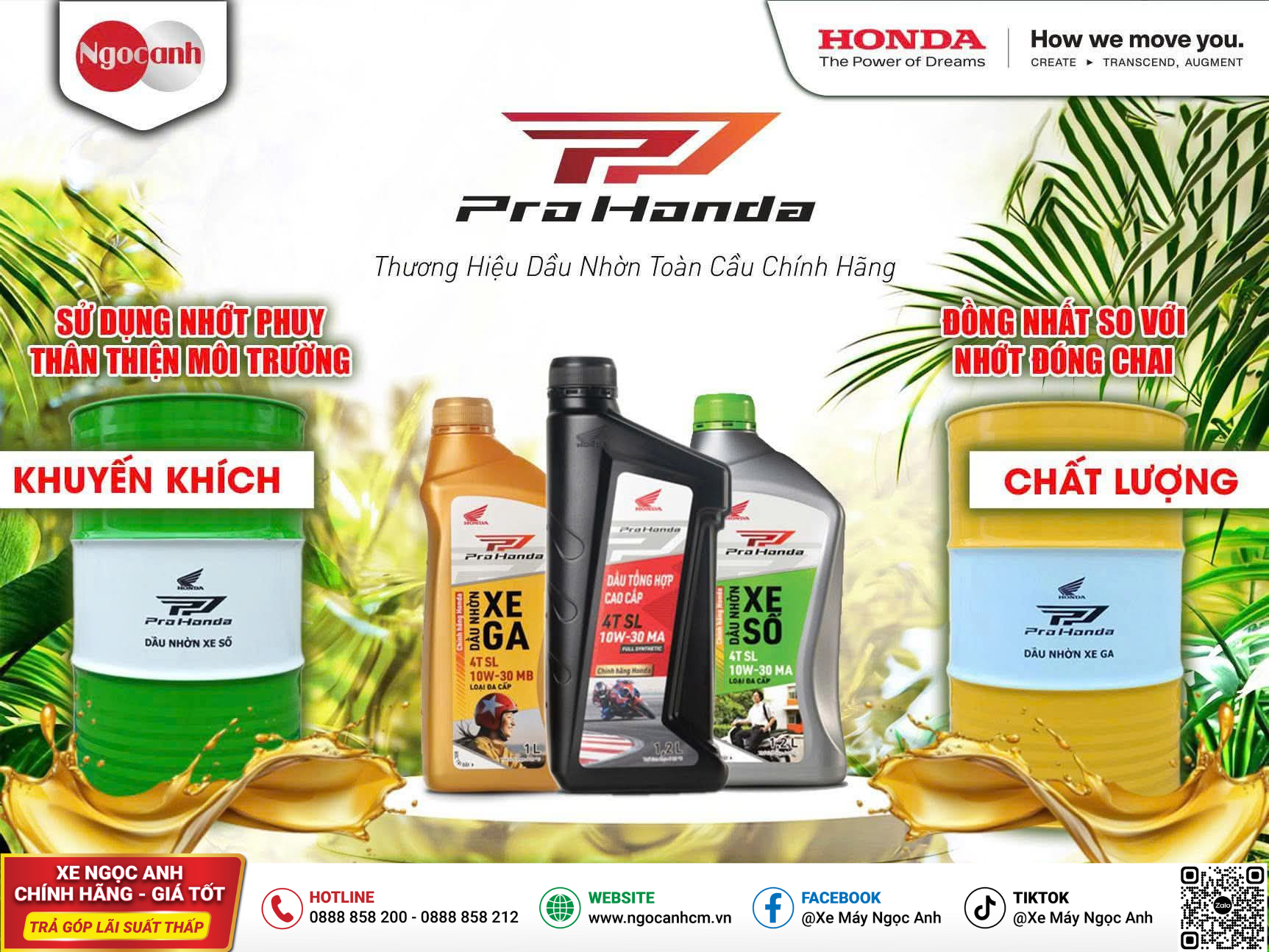 Dầu nhớt Pro Honda chính hãng